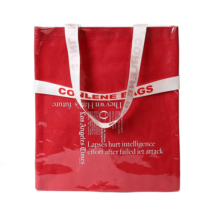 Wholesale Custom different colour logo printed clear pvc shopping bag