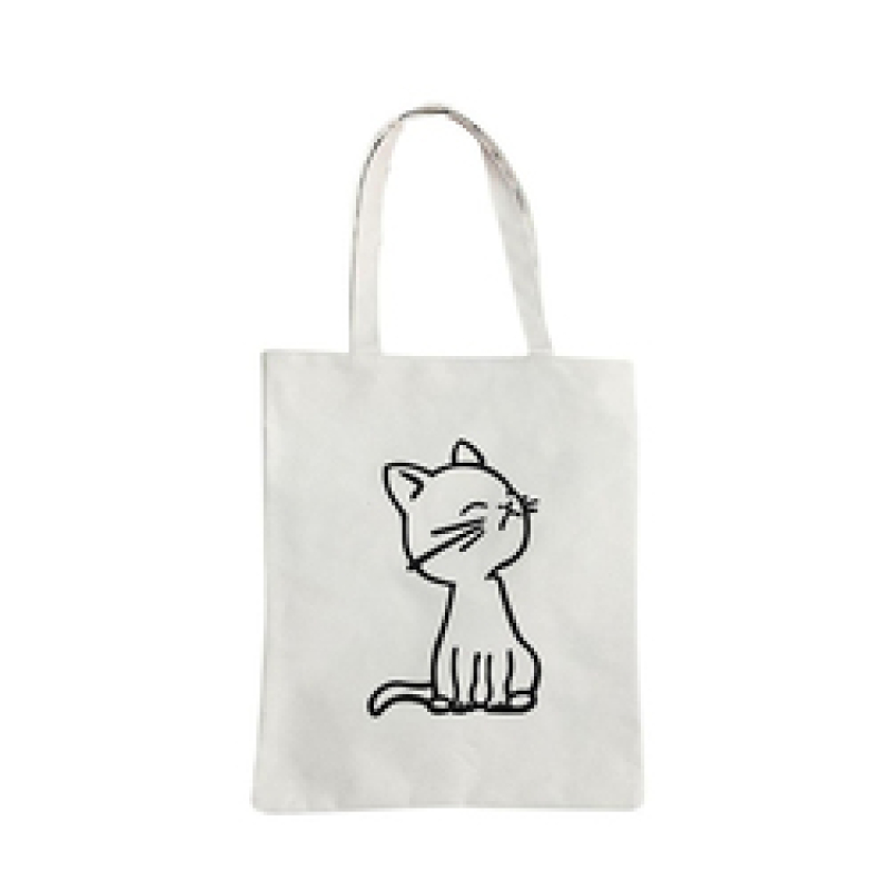 Top quality hotsale custom logo shopping white cotton canvas tote bags