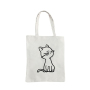Top quality hotsale custom logo shopping white cotton canvas tote bags