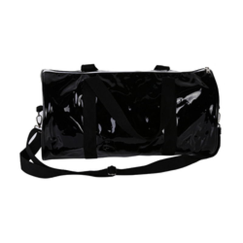 Custom logo waterproof foldable travel iridescence PU sport duffle bag with pocket