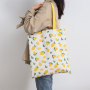 Fashion BSCI Factory Custom Printed shopping tote bags reusable recycled women cotton bag
