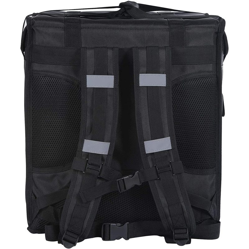 2022 Wholesale or Customized waterproof insulated food delivery backpack by motorcycle