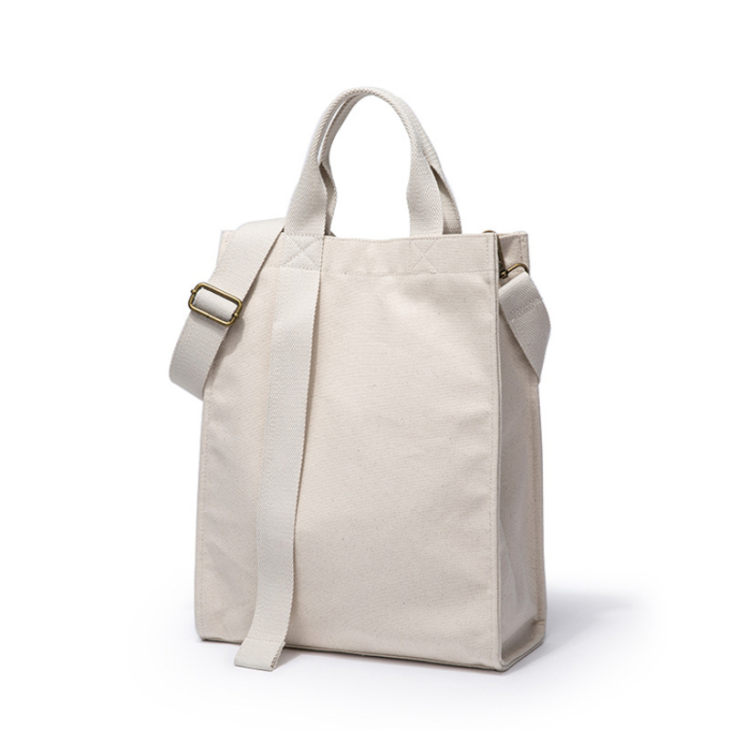 Niche Designer Cotton Tote Bag Custom Print Simple Fashion Canvas Tote Bag