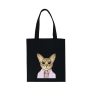 Print Gradient Logo Solid Color Hand Carry Cotton Shopping Tote Canvas Promotion Bag Women