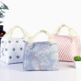 Small Women Portable Reusable Lunch Bag Printing Ice Pack Food Bags Thermal Lunch Bag For Kids
