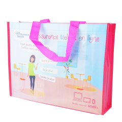 Wholesale Customized Printed Multicolor Lovely Pp Non Woven Tote Bag