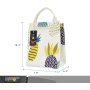 Fashion design Custom Logo Aluminum Foil Thermal Insulation Lunch Bag for Women Kids