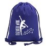 Hot sale eco friendly durable drawstring canvas cotton backpack carrying bag