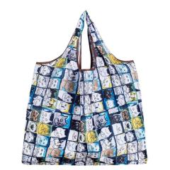 Grands sacs d'épicerie réutilisables sac fourre-tout pliable en nylon Ripstop sacs à provisions pliants portables en nylon