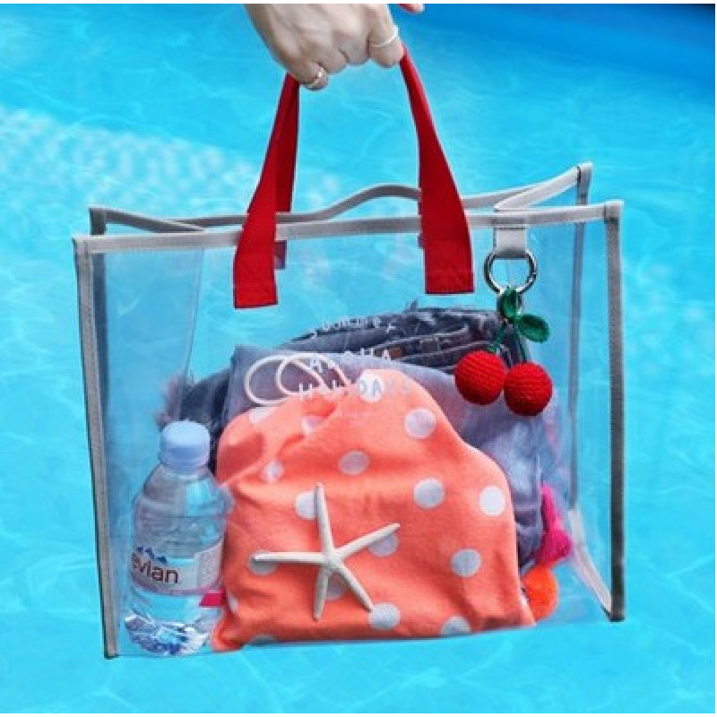 Pvc Travel Waterproof Make-up Bag Swimsuit Bag for Beach Vacation Waterproof Durable Travel Beach Bags for Swimsuit