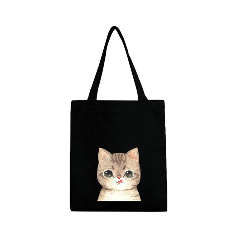 Wholesale Recycled Foldable Customized Logo Printed Cotton Canvas Shopping Tote Bag