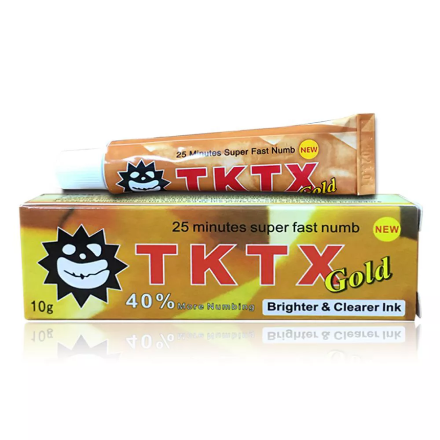 TKTX Gold 40% Fast 25mins Numbing Cream  tattoo cream tktx manufacturer