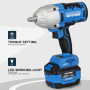 PRO 95305 20V Cordless Brushless 1/2 In. 1000N.m Impact Wrench (Bare Tool)