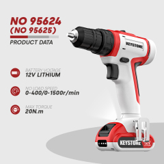 TC 95624 12V Cordless Brushed 3/8 In. Dual Speed Drill (Bare Tool)