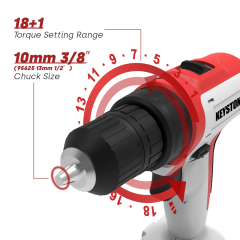 TC 95624 12V Cordless Brushed 3/8 In. Dual Speed Drill (Bare Tool)