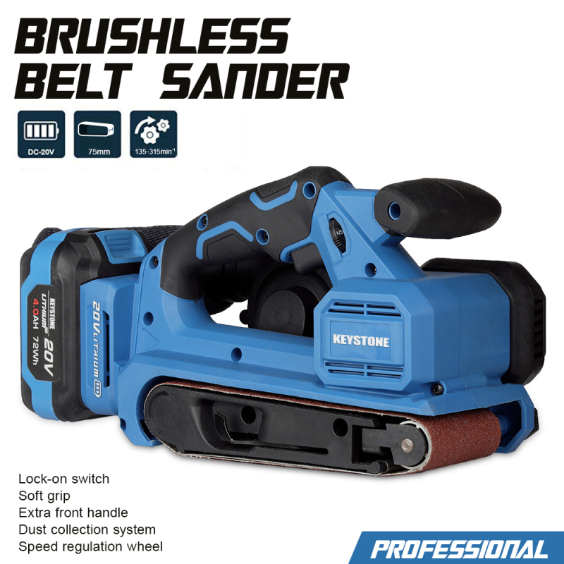 PRO 96721 20V Cordless Brushless 3 In. Belt Sander (Bare Tool)