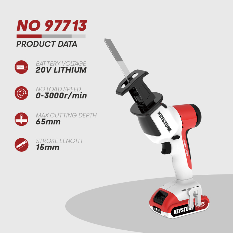 TC 97716 20V Cordless Brushless 3/4 In. Mini Reciprocating Saw (Bare Tool)