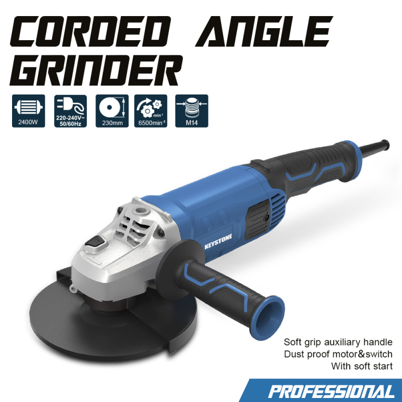 PRO 66606/66607 Corded 9 In. Angle Grinder