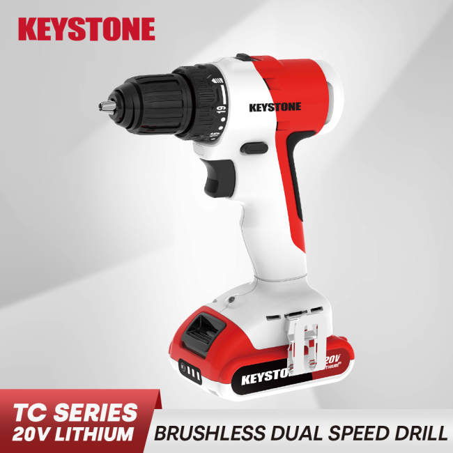 TC 95613 20V Cordless Brushless 3/8 In. Dual Speed Drill (Bare Tool)