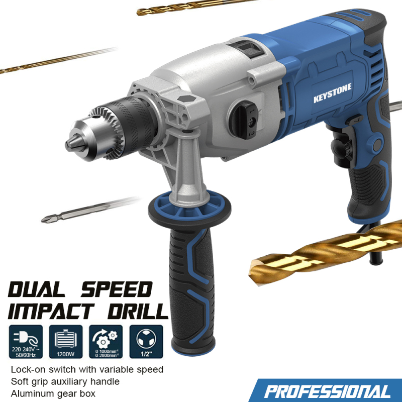 PRO 57315 Corded 1/2 In. Dual Speed Impact Drill