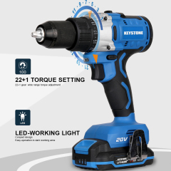 PRO 95601 20V Cordless Brushless 1/2 In. 80N.m Dual Speed Drill (Bare Tool)