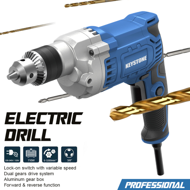 PRO 56209 Corded 3/8 In. Electric Drill
