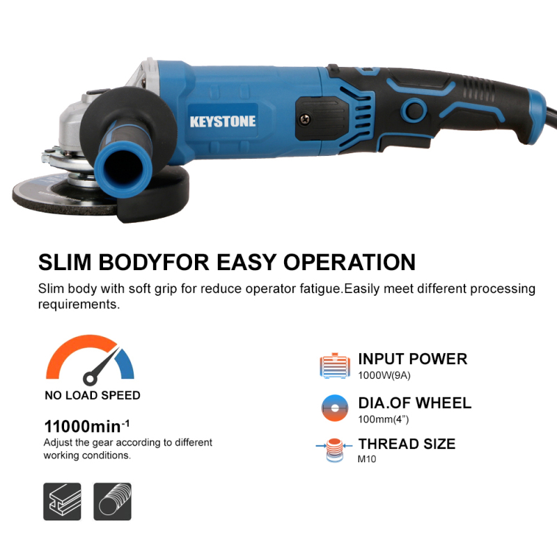 PRO 66110/66227/66307 Corded 100MM/115MM/125MM Angle Grinder