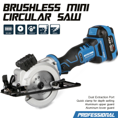 PRO 97601 20V Cordless Brushless 4-1/2 In. Mini-circular Saw (Bare Tool)
