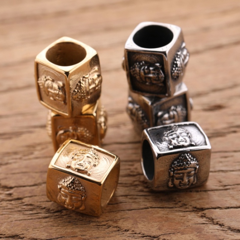 2021 New Fashion High Quality Stainless Steel Cube Beads for Jewelry Making