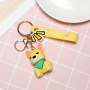 Creative cartoon small gifts key chain car key ring schoolbag charm cute pooch keychain charm