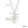 New Trendy Chain Jewelry Necklace Stainless Steel Gift Gold Custom Flower Design Jewelry Necklace For Womens