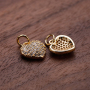 New Year's Latest Heart-Shaped Series Micro-Inlaid Single-Sided Pendant For Women