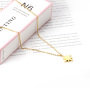 Gold Plated Star Design Stainless Steel Mother Day Silver Chains Jewelry Necklace For Women Fashion Jewelry