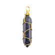 7 Blue Goldstone with chain