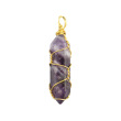 1 Amethyst with chain