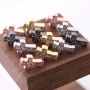 Multi Colors CZ Zircon Micro Pave Cross Beads Bracelet Charm for Men and Women