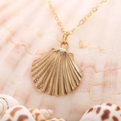 Trade Insurance Wholesale Price Vintage Multilayer Gold Shell Necklaces