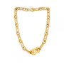 Personalized Design Punk Geometric Irregular Gold Plated Large Chain Letter B Necklace For Women