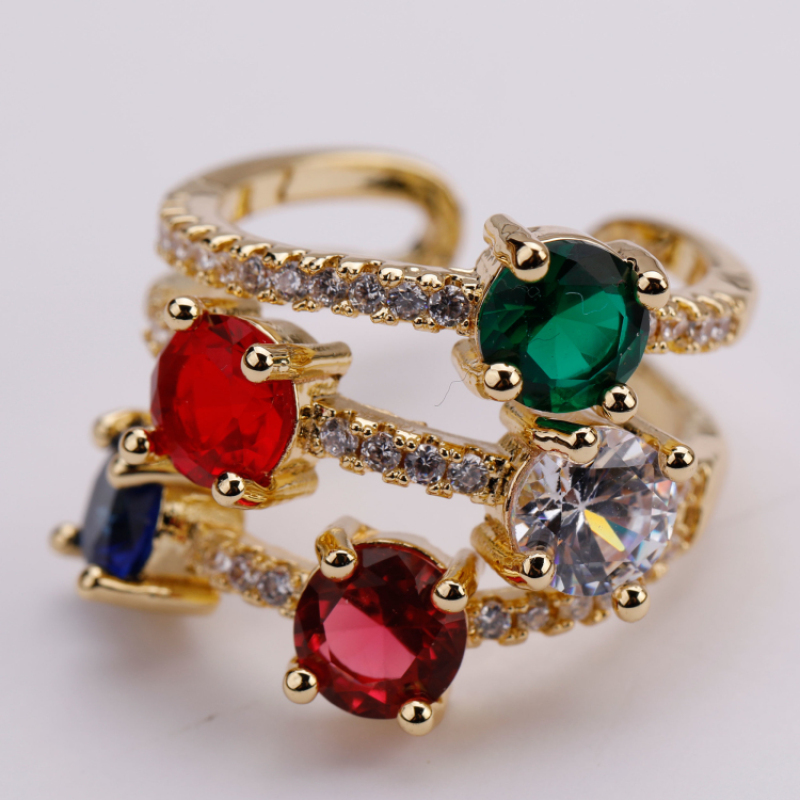 Bohemian Style Friendship Rings Jewelry Women 18K Gold Rings Jewelry 2021
