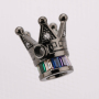NIce Zircon CZ Mirco Pave Crown Shape Beads  For  DIY Bracelet