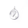 Micro Insert Zirconia Trendy Necklace Round peach heart Jewelry Pendants Charms for Jewelry Making