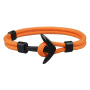 Popular Design Handmade Men and Women Paracord Black Anchor Bracelet Multi Colors Woven Bracelet for Wholesale