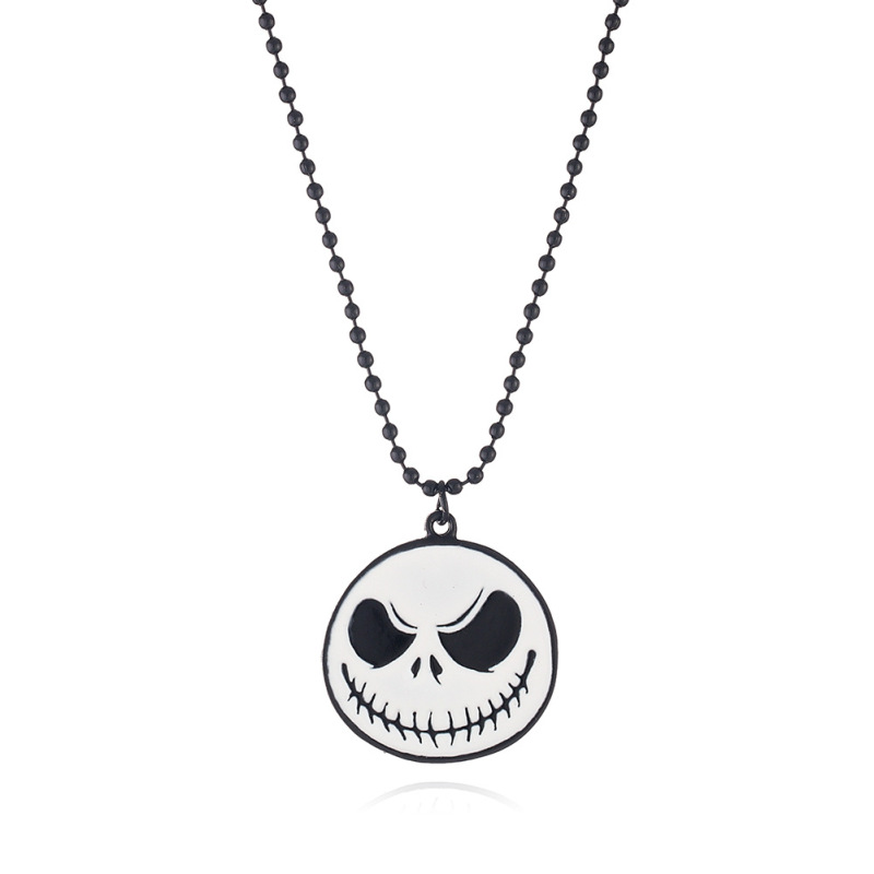 Personalized hip hop Halloween mummy witch pendant jewelry ghost festival holiday theme skull necklace