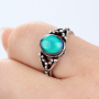 2021 Chunky Fashion Vintage Big Gemstone Crystal Stone Jewelry Color Change Magic Mood Rings for Men and Women