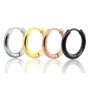 Men and Women Hip Hop Style Gold Plated 2.5mm Ear Clip Huggie Earring for Sale