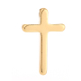 Wholesale Diy Making Pendants Religion Cross Baroque Charm 18k Gold Filled Charms Plated Sparkly Zircon Copper Jewelry