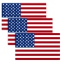 5 X 3 inch American US Flag Decal - Patriotic Stars Reflective Stripe USA Flag Car Stickers - Support US Military