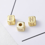 Brass Spacer DIY Jewelry Making Supplies Jewellery Initial Letter  Spacers Beads for jewelry Making