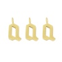 Special Greek Letter Necklace Gold Plating Initial Pendant Stainless Steel Designer Charms Alphabet Letter Necklace