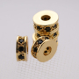 7MM Silver and Gold Plated Copper Spacer Beads for Bracelet Making